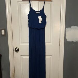 All in Favor blue maxi dress